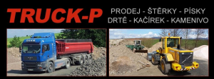 Truck-P - písek, štěrk, drť, stavební materiál Trutnov, Hradec Králové, Jičín